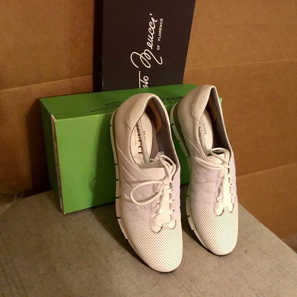 SESTO MEUCCI Sneakers Mesh & Leather 7M “Calais”